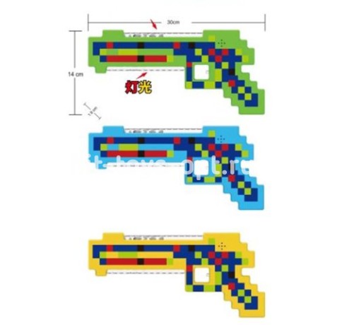 Пистолет Мой Мир свет музыка \5820 30*15