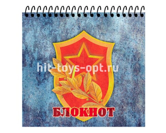 Блокнот А6 128л спир Звезда и ветвь