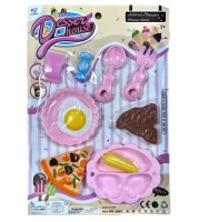 Набор Еды на Листе, 10 предметов, размер 31см*21см