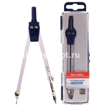 Готовальня металл., 2 предмета