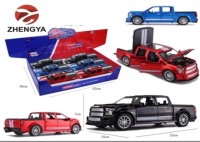 Машина металлическая Форд Пикап 6 в уп, свет+муз 23см, цвета ассорти, цена за шт.