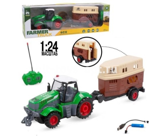 Трактор для перевозки животных на РУ аккум, размер 44*15