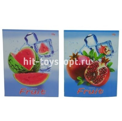 Тетрадь 48лист A5 клет проф-пресс фруктовое настроение мелов. карт. 48-3704