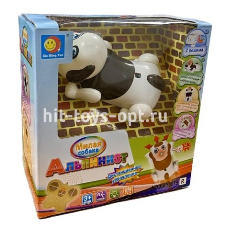 Антигравитационная "Милая собака Альпинист", лазает по стенам, со светом