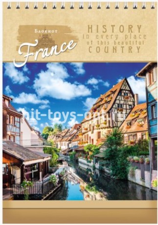 Блокнот А5 60л. в ассортименте цвет.мелов.обл, блок-офсет