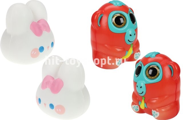 Антистресс-мялка сквиш в ассорти 11см, в пакете