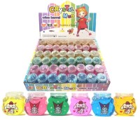 Слайм в Баночке, 6 цветов, в уп 48шт. цена за шт.