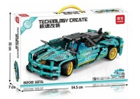 Конструктор Техника Бирюзовая машина 462 дет