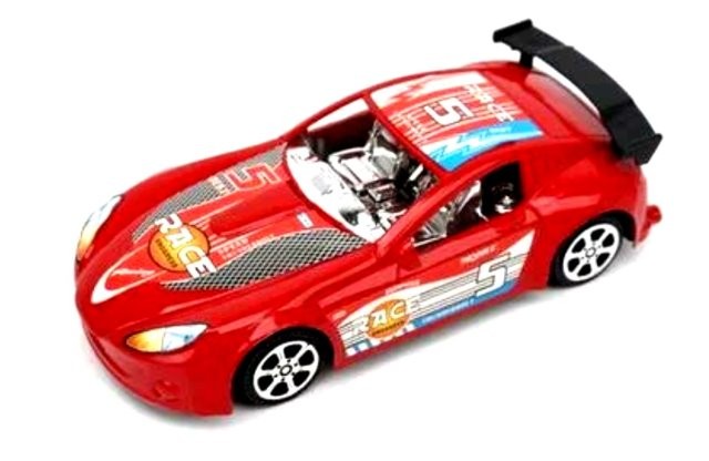 Машинка инерционная "Гоночная"(15,5см)(цвет-микс,в пакете)