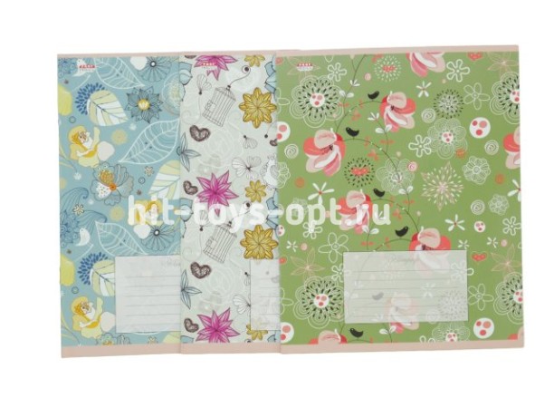 Тетрадь 12лист A5 клет эконом цветочное Поле