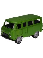 Машинка инерционная (12х6,5х5,5 см, зелёный, откр. двери) в пакете