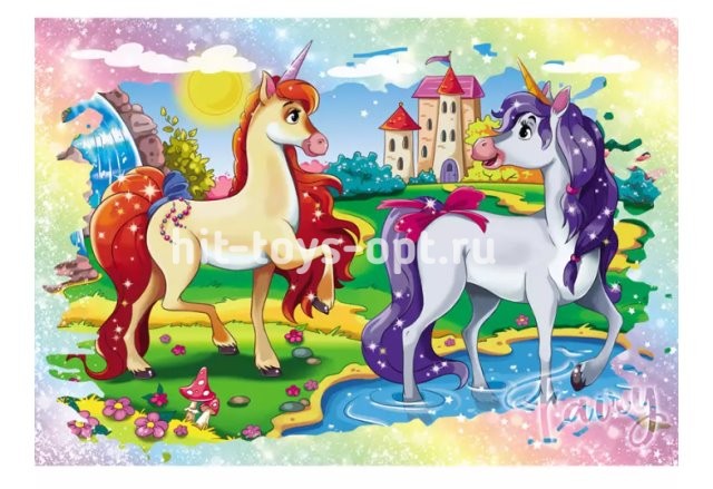 Покрытие для лепки Prof-Press А4 "Красивые единороги", пластик,