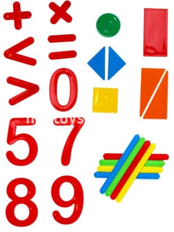 Касса счетных материалов "Учись считать" в пак.