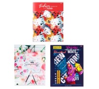 Тетрадь КЛЕТКА 96л. А4 Принт в ассорти цвет.мелов.обл