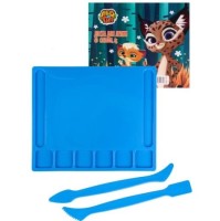 Доска для лепки А5 с 2 стеками, цвет ассорти