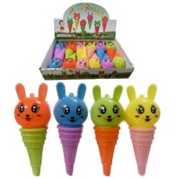 Мороженое Пищалка Зайчик + Свет, 17см, в уп 12шт. цена за шт.
