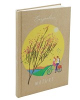 Ежедневник недатированный Крафт обложка, в ассорти, 96 листов, А5