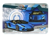 Настольное покрытие для творчества А4 &quot;Синяя машина&quot;