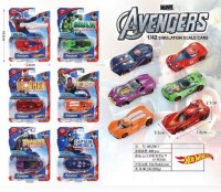 Машинка ХВ Мстители, 6 видов, цена за шт.