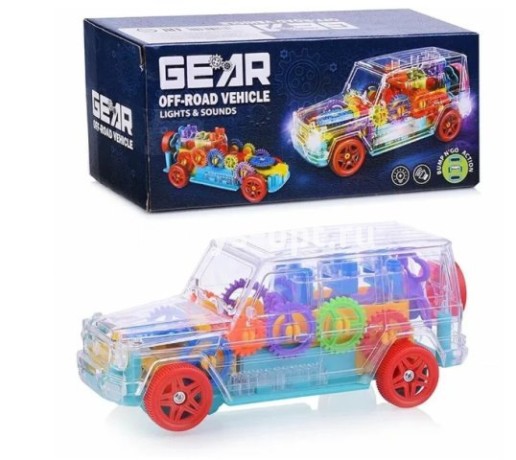 Гелик светомузыка с шестеренками, размер 20*9