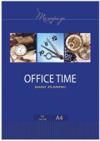 Тетрадь А4 120л.кл.на кольц.ПРОФ-ПРЕСС 120-1285 РАБОЧЕЕ ВРЕМЯ тв.обл.лам.со смен.бл