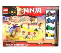 Парковка Трек Ниндз + 4 Мотоцикла, размер 42см*30см*8см