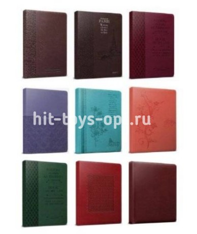 Записная Книжка А5 144 листов, Кож/Зам в ассорти