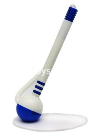 Ручка шариковая настольная "МЯЧ" СИНЯЯ d=0,7