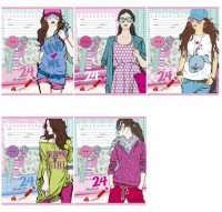 ТЕТРАДЬ 24Л. КЛЕТКА &quot;ДЕВУШКИ И ПУГОВИЦЫ&quot;