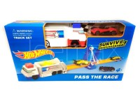 Машинка Трек Хотвилс с препятствием