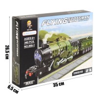 Конструктор металл поезд 340 дет.