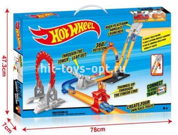 Трек Хотвилс Смертельная гонка Большая с огненным кольцом