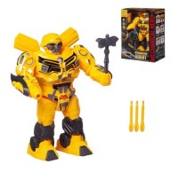 Трансформер Бамблби светомузыка, стреляет , с оружием, размер 23*19
