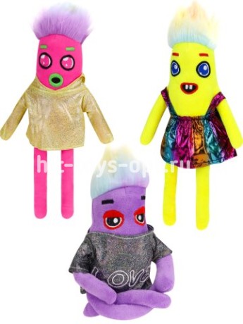 Мягкая игрушка Nobody sausage в одежде (40 см, цвет микс, в пакете)