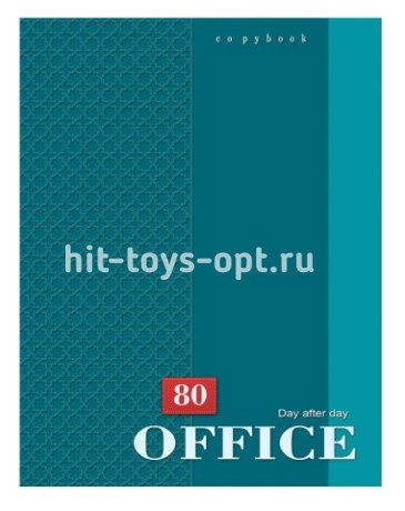Тетрадь А5 80л.кл.на кольц.ПРОФ-ПРЕСС 80-0551 ОФИСНЫЙ УЗОР тв.обл.со смен.бл.