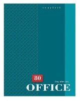 Тетрадь А5 80л.кл.на кольц.ПРОФ-ПРЕСС 80-0551 ОФИСНЫЙ УЗОР тв.обл.со смен.бл.
