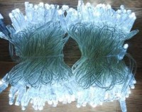 Гирлянда нить (20м/160л) крупный диод пр.провод с переходником УЛИЦА эф.мерцания в упак х/бел+ х/бел