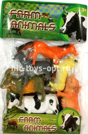 Набор Фигурок - Обитатели Фермы 6 фигурок (размер 15см)