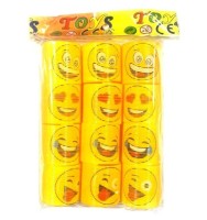Пружина Радуга &quot;Жёлтый Смйлик&quot; 3,5см, в уп 12шт. цена за шт.
