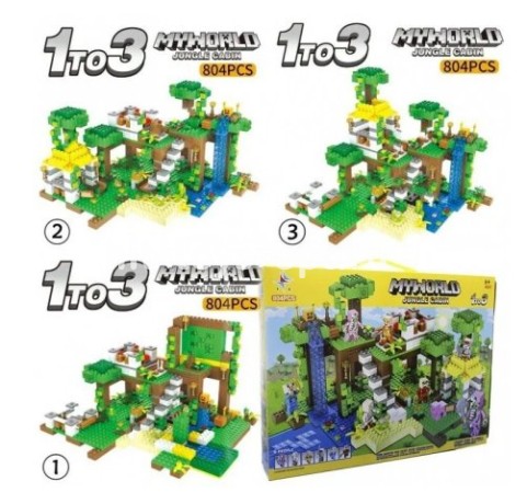 КОНСТРУКТОР МАЙНКРАФТ 804 ДЕТ