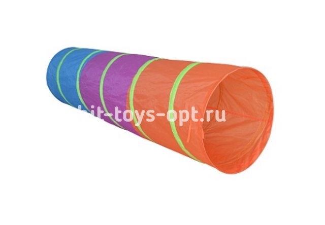 Игровой туннель (46х180 см) "ТРЕХЦВЕТНЫЙ" (в пакете)