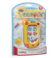 Телефон Детский Интерактивный Play Smart,свет, звук,PVC 26x18x5см
