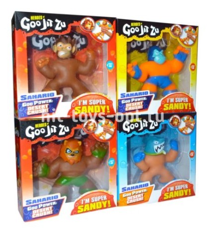 Герои Антистресс: Тянутся и Мнутся 10 видов 17*17см