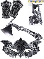 Игровой набор &quot;Храбрый воин&quot;(топор,наручи,маска в пакете) ( Арт. 1889782)