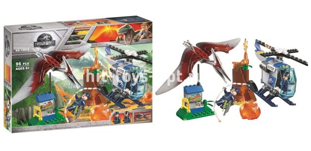 Конструктор Мир Юрского Периода - Побег Птеранодона 96 дет