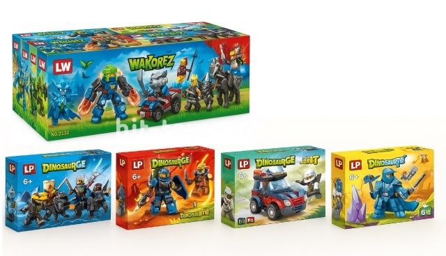 Конструктор Зомби против растений 4 вида 135-156 дет, в уп 8шт. Цена за шт.