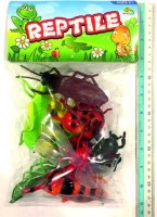 Набор Фигурок - Пауки, Гусеницы, Жуки - 9 фигурок