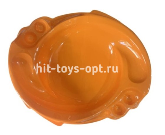 Арена для волчков оранжевая овальная, размер 60*49