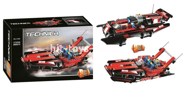 Конструктор Tehnic - Моторная Лодка, 171 дет.