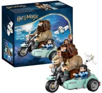 Конструктор Гарри - Поездка Хагрида и Поттера на мотоцикле 617 дет.